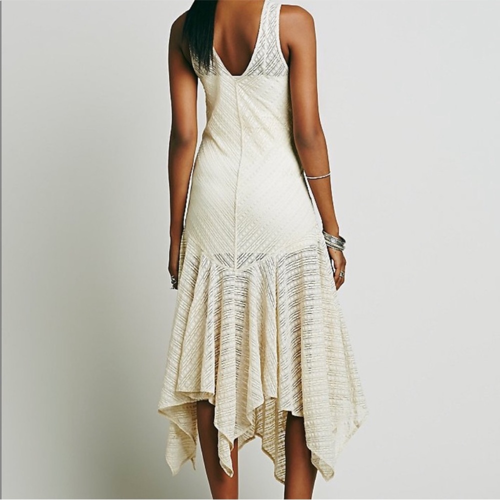 Intimately free people cream long dress size large - Picture 3 of 8